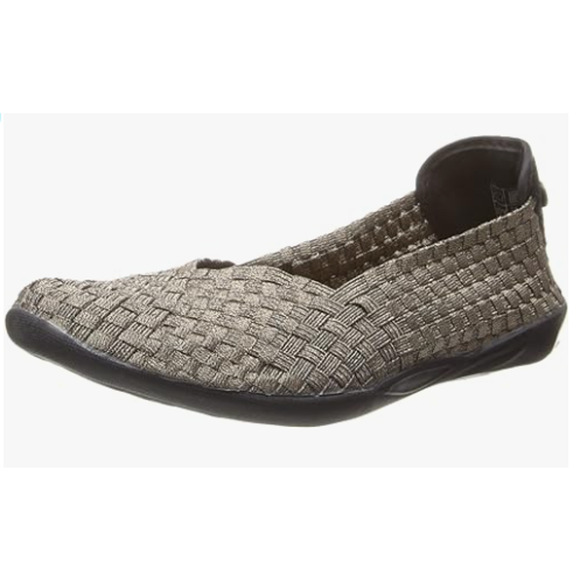 Bernie Mev Girl's Catwalk K Ballet Flat, Light Gold, Size 12 US - Picture 1 of 7